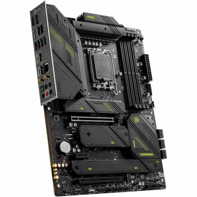 MSI Z790TOMMAXWI MAG Z790 TOMAHAWK MAX WIFI DDR5 ATX Motherboard Intel WIFI7 Gaming Desktop Motherboard with 7.1 Audio Channels CPU Dependent Video and 192GB Maximum Memory Supported 