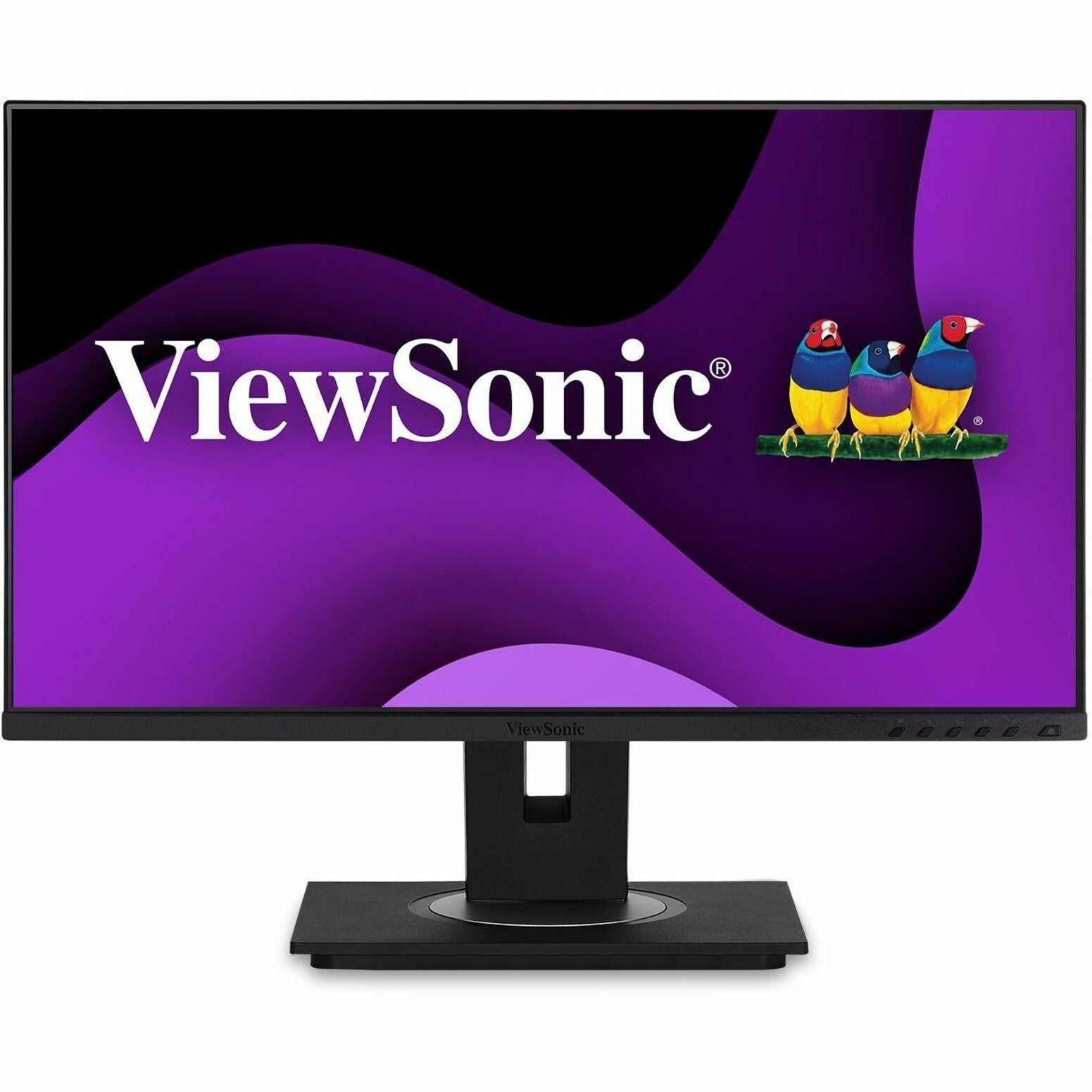 ViewSonic VG245 24" Ergonomic IPS Designed for Surface Monitor with USB-C, Full HD, Frameless Bezel, Anti-glare, USB Hub, 75Hz Refresh Rate