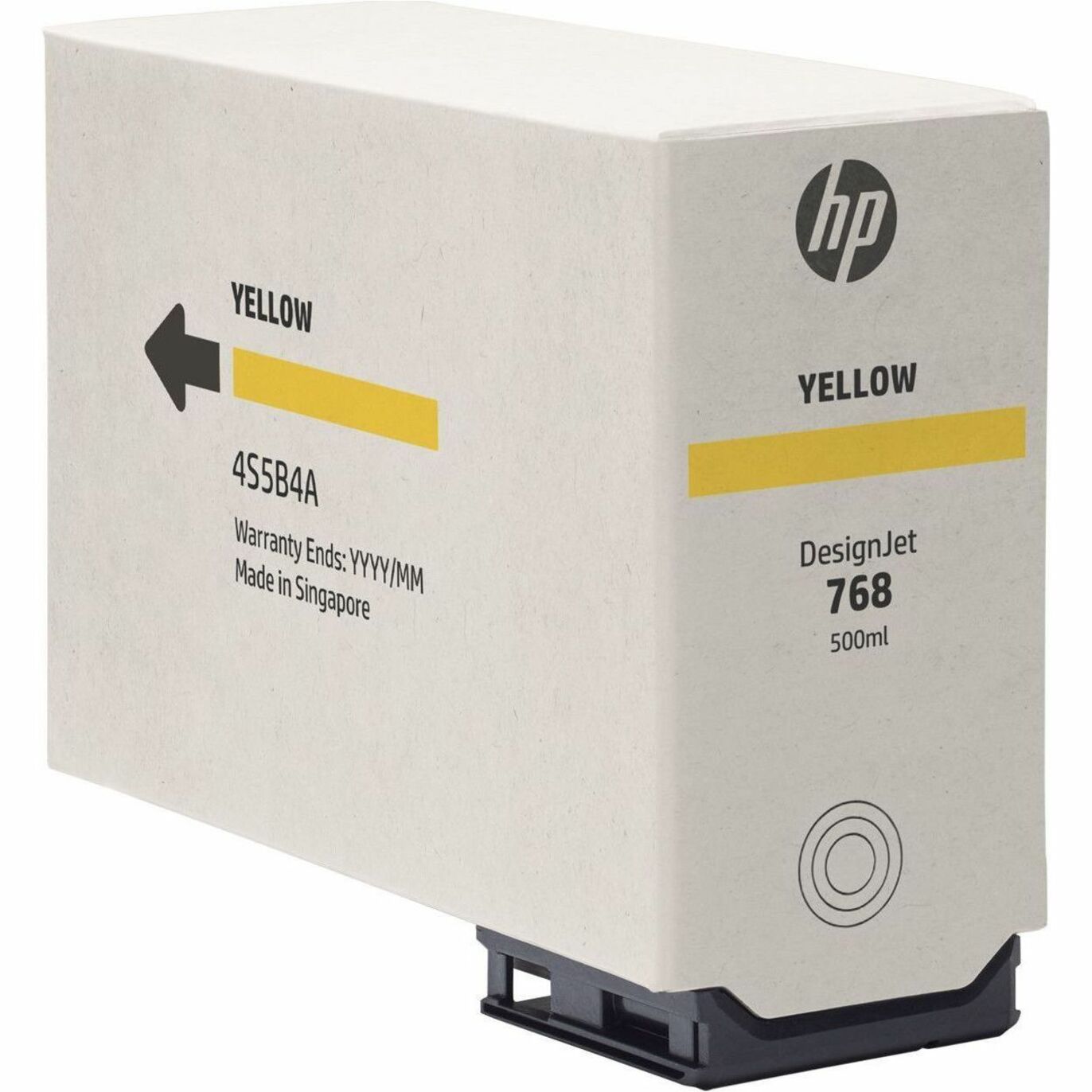 HP 4S5B4A 768 Original Inkjet Ink Cartridge - Yellow Pack, 500 mL