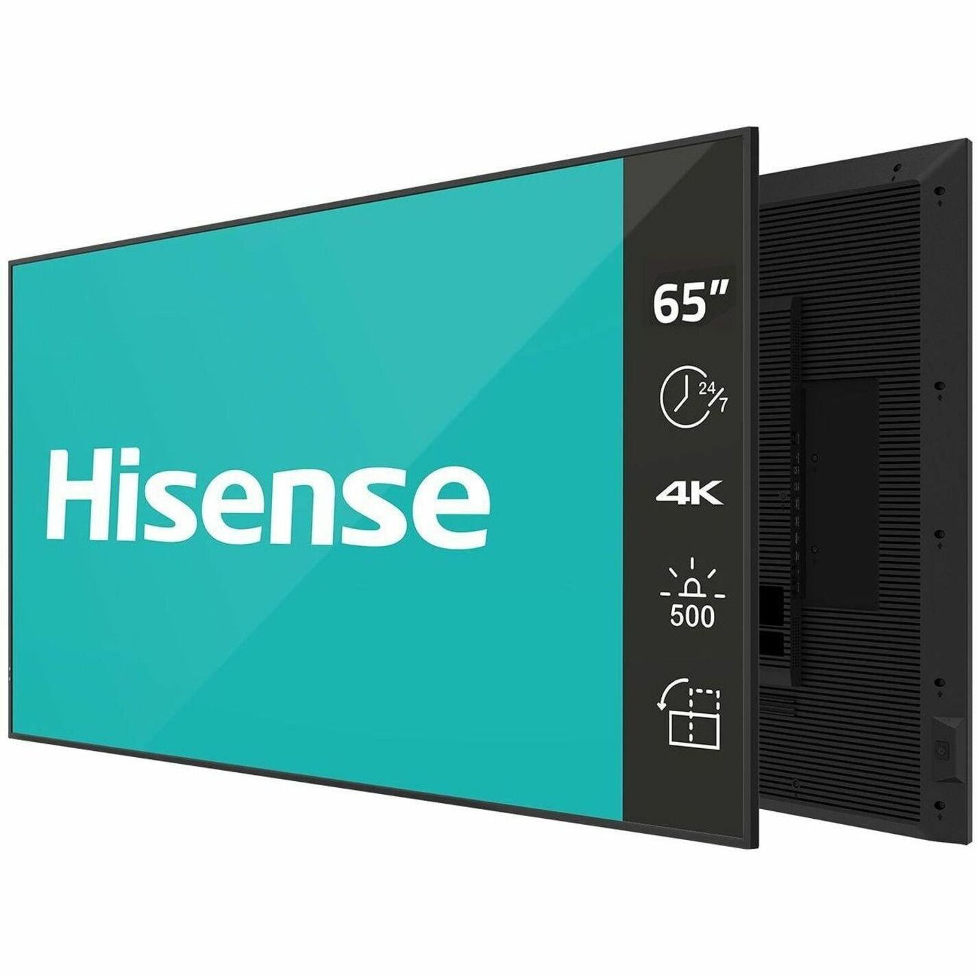 Hisense 65" 4K UHD Digital Signage Display - 24/7 Operation (65DM66D)