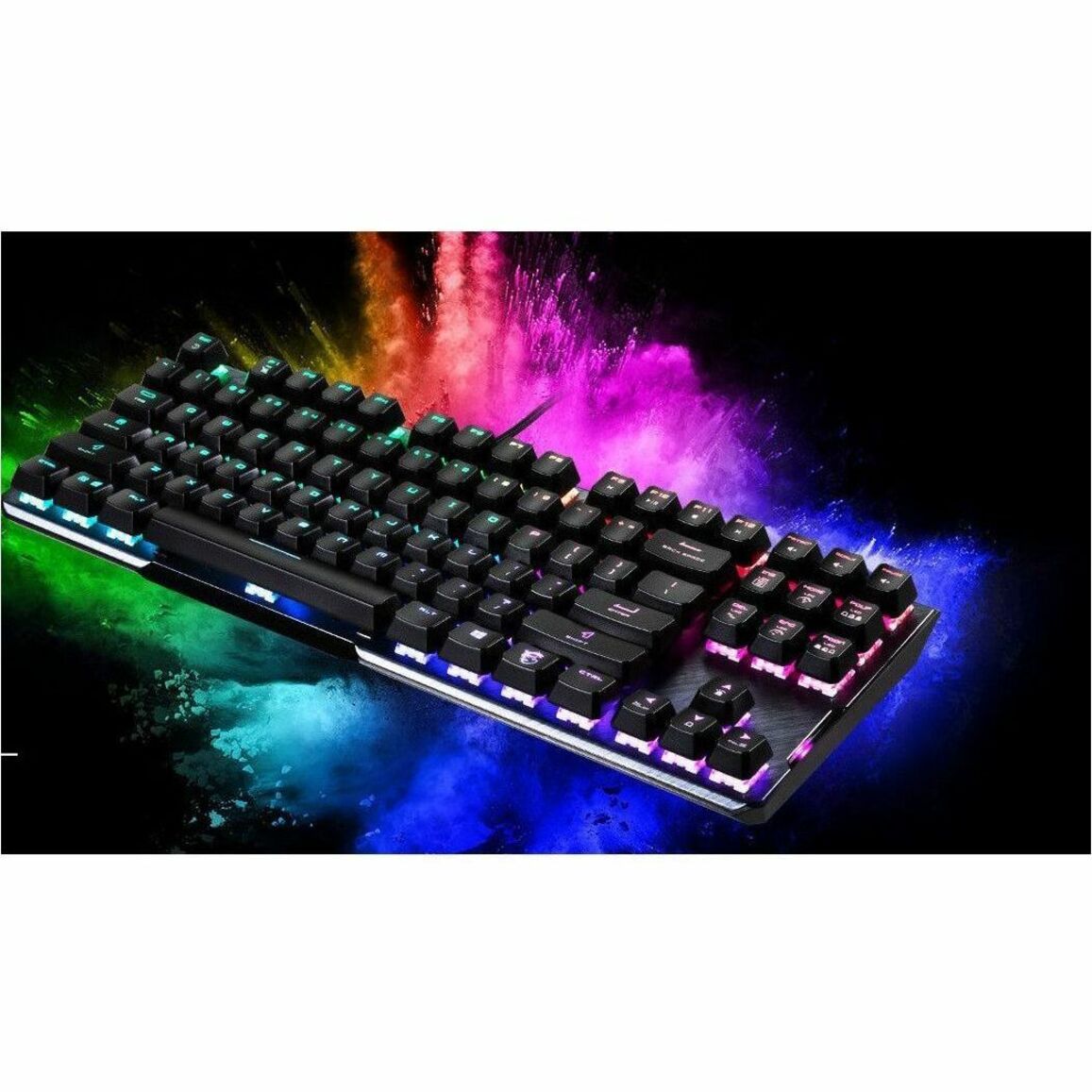 MSI GK50TKLB Vigor Elite TKL LL US Gaming Keyboard, Mechanical, RGB LED Backlight