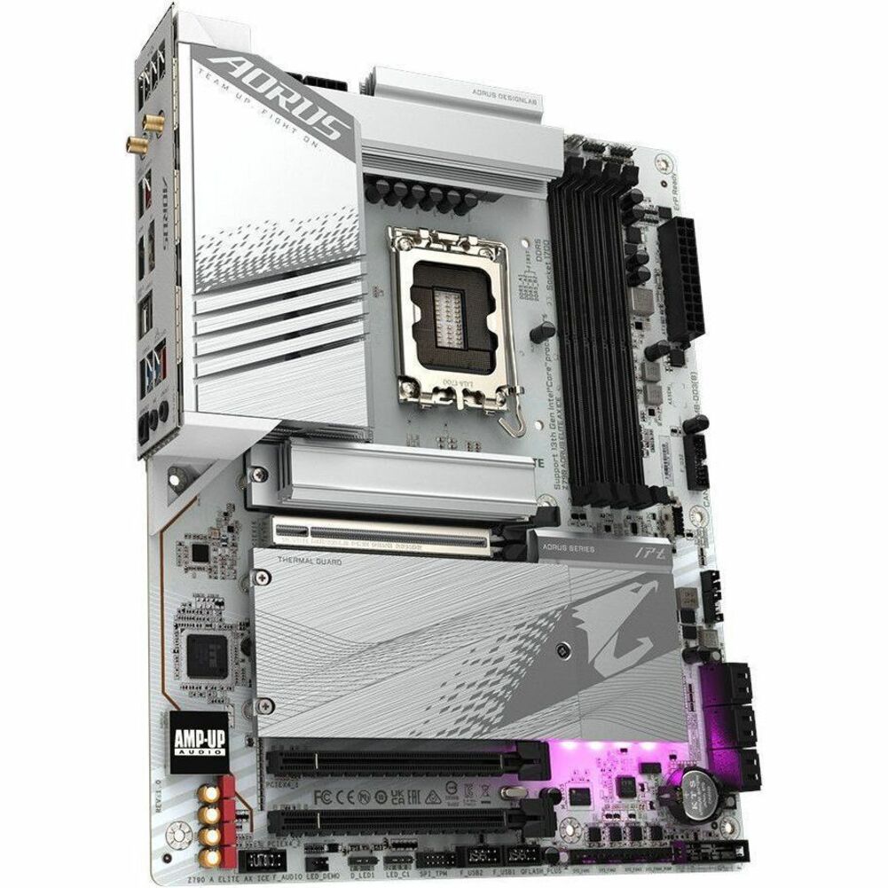 GIGABYTE Z790AORUSELITEAXICE Motherboard with DDR5, PCIe 5.0, USB 3.2 Type-C, Wi-Fi 6E, 2.5GbE LAN