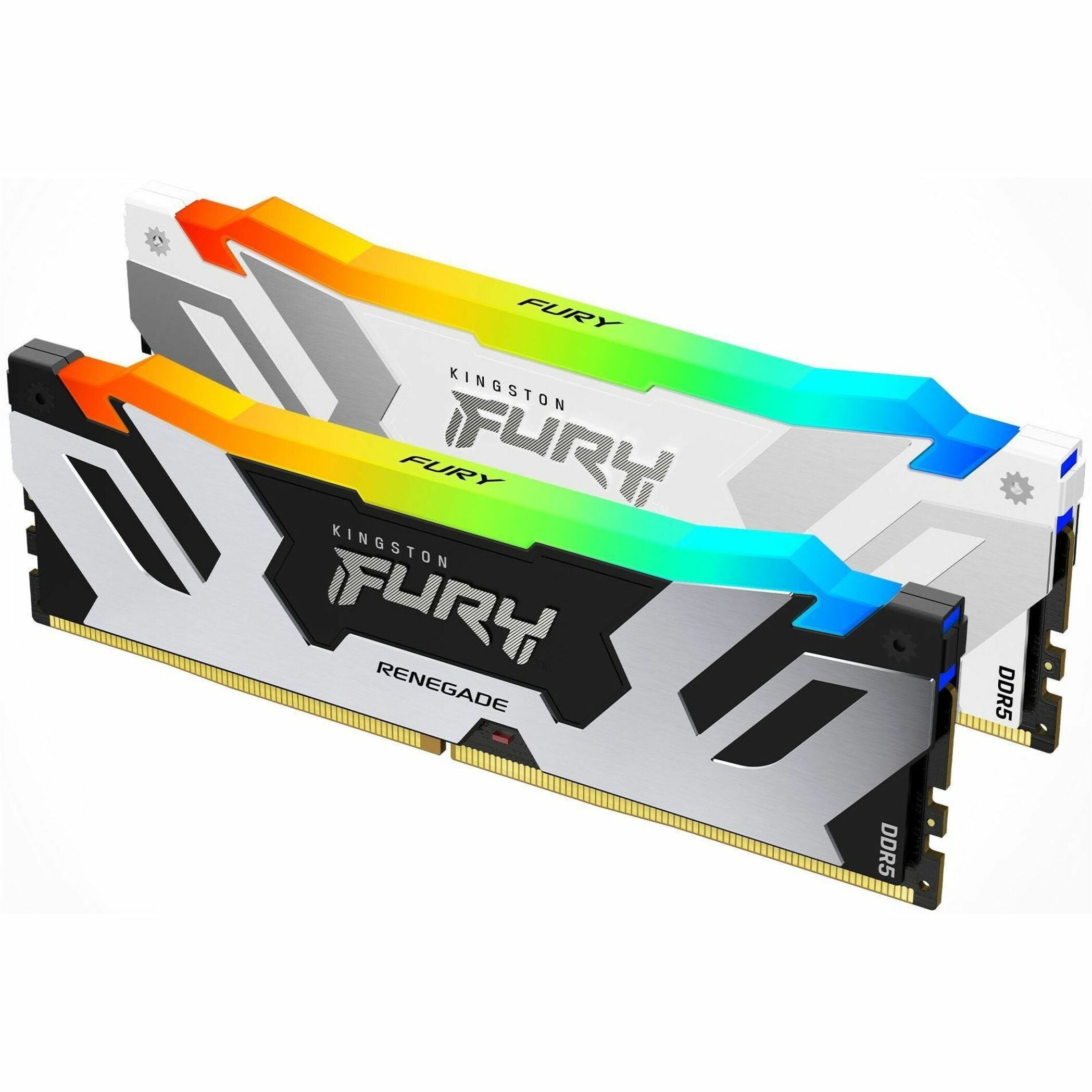 Dual Kingston FURY Renegade DDR5 RAM modules showing matched pair configuration