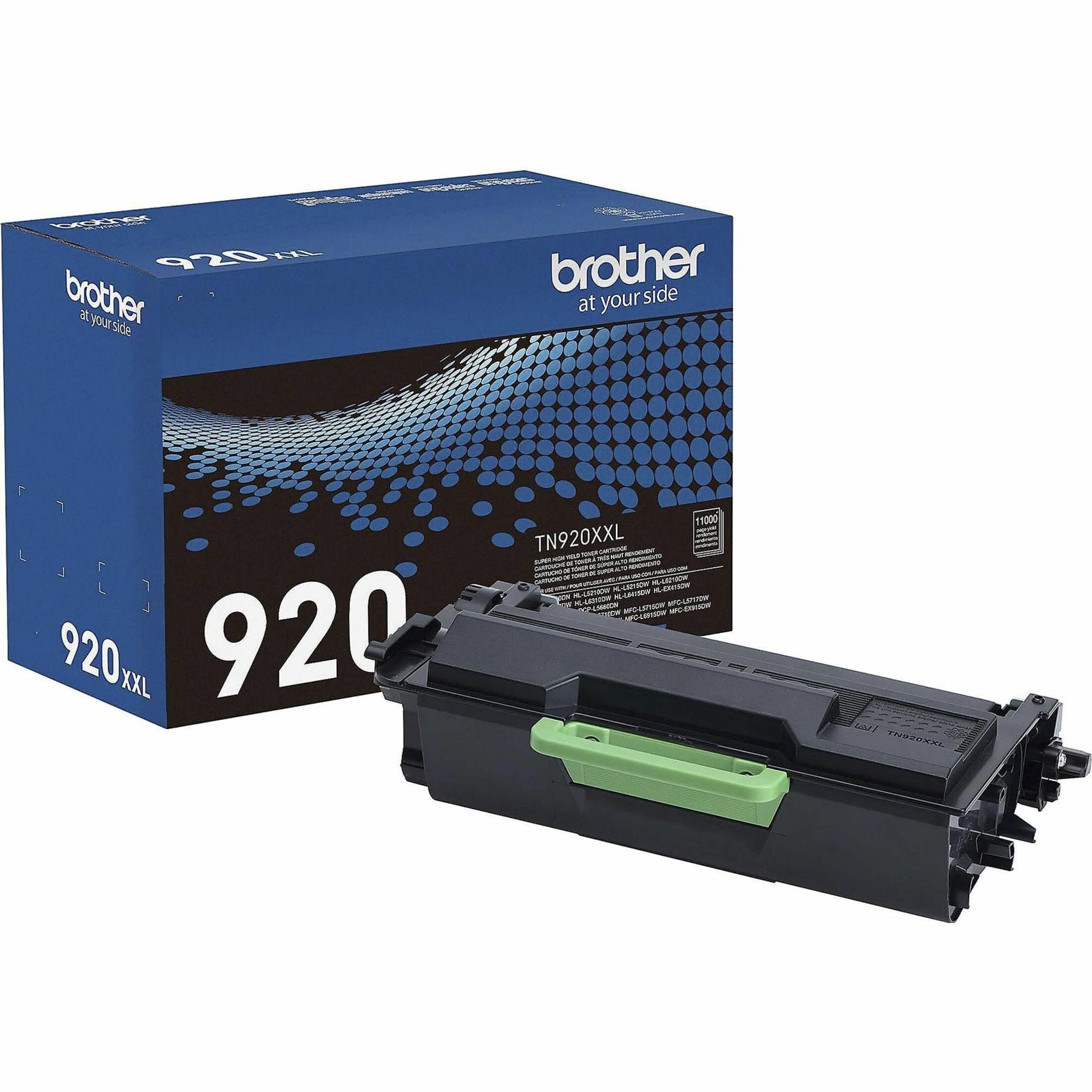 Brother TN920XXL Super High-yield Toner Cartridge - Genuine Black Toner for Brother Printers