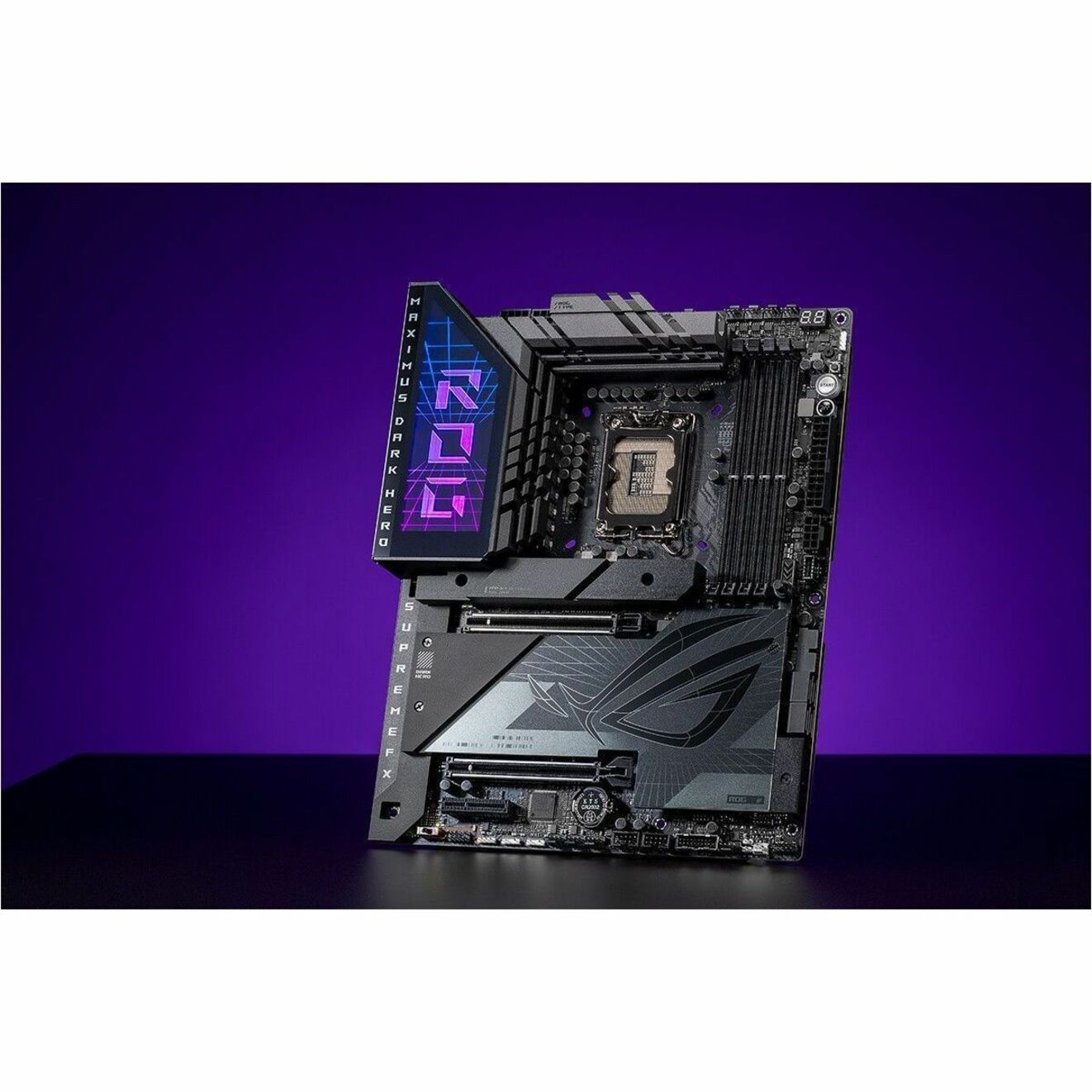 Asus ROG ROG MAXIMUS Z790 DARK HERO MAXIMUS Z790 DARK HERO Gaming Desktop Motherboard - Intel Z790 Chipset, Socket LGA-1700, ATX