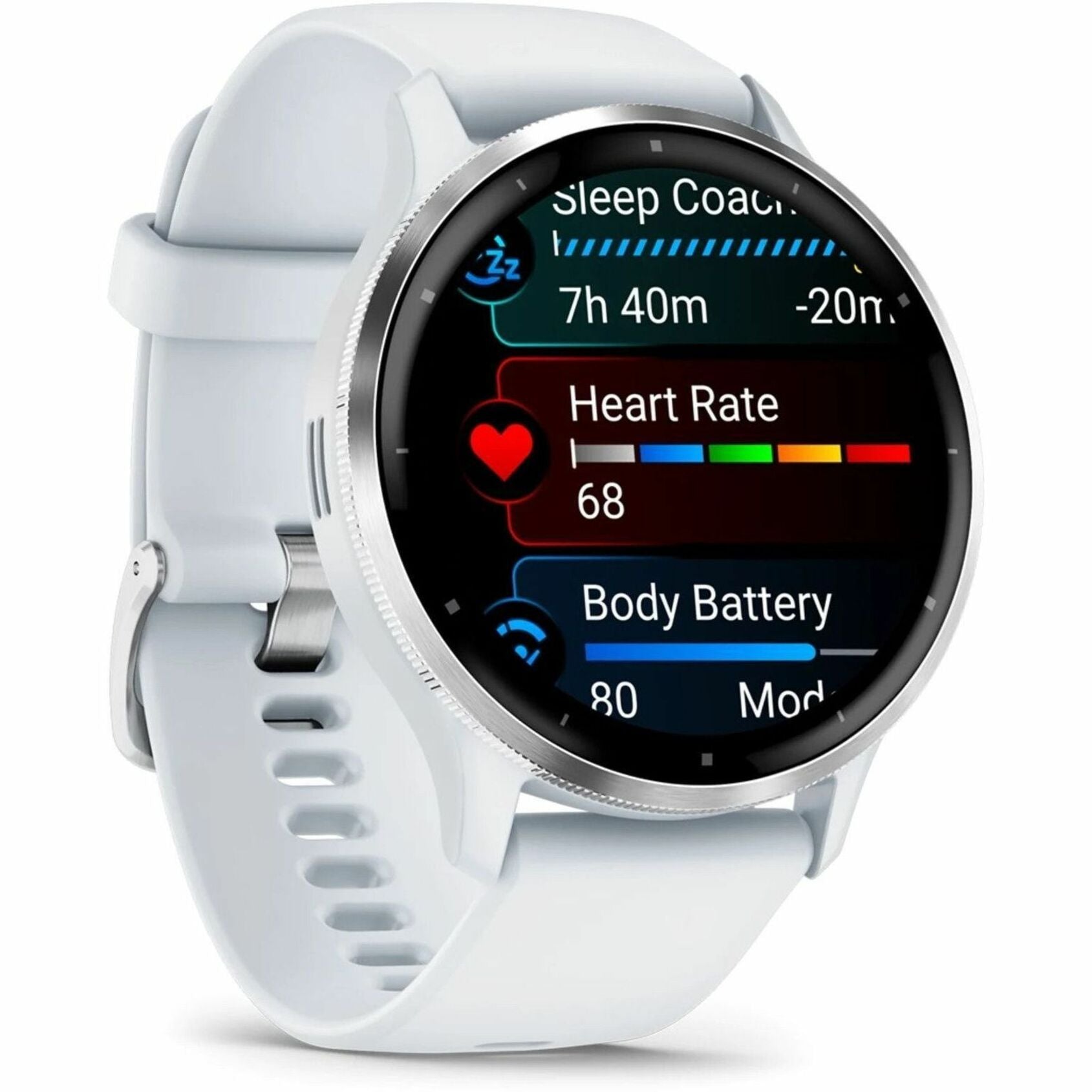 Garmin 010-02784-00 Venu 3 Smart Watch, AMOLED Display, GPS, Heart Rate Monitoring, Swim Tracking