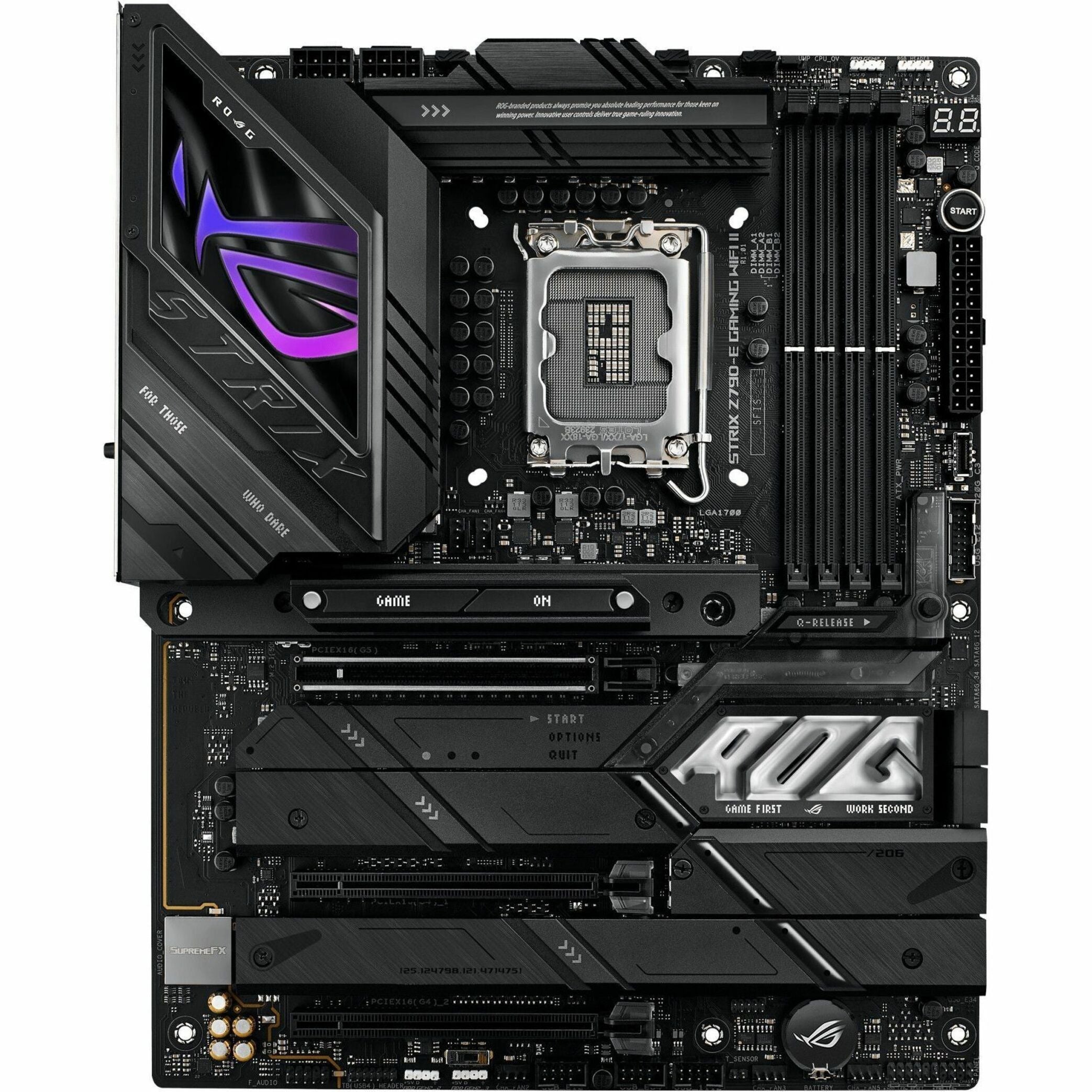 Asus ROG ROG STRIX Z790-E GAMING WIFI II Strix Z790-E GAMING WIFI II Gaming Desktop Motherboard - Intel Z790 Chipset, Socket LGA-1700, ATX