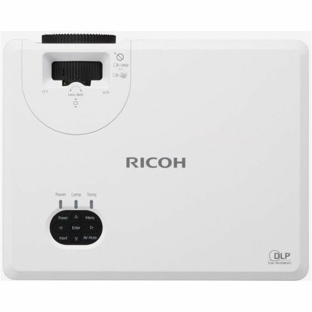 Ricoh 432479 Compact Laser PJ WXL5860 DLP Projector, Portable, Wall Mountable, Ceiling Mountable, Floor Mountable