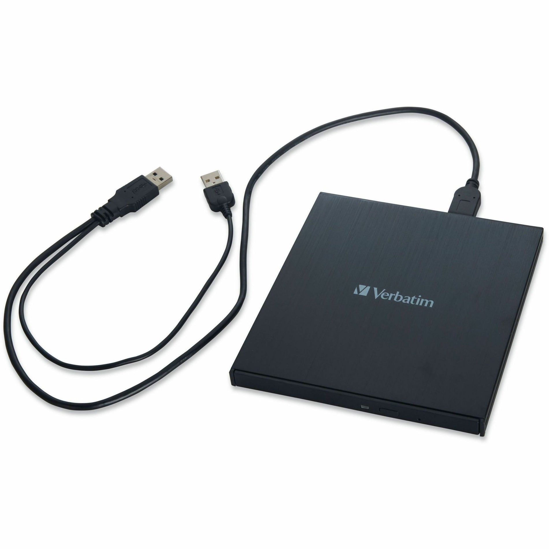 Verbatim 43890 External Slimline Blu-ray Writer, USB 3.2 Gen 1, 6x BD ...