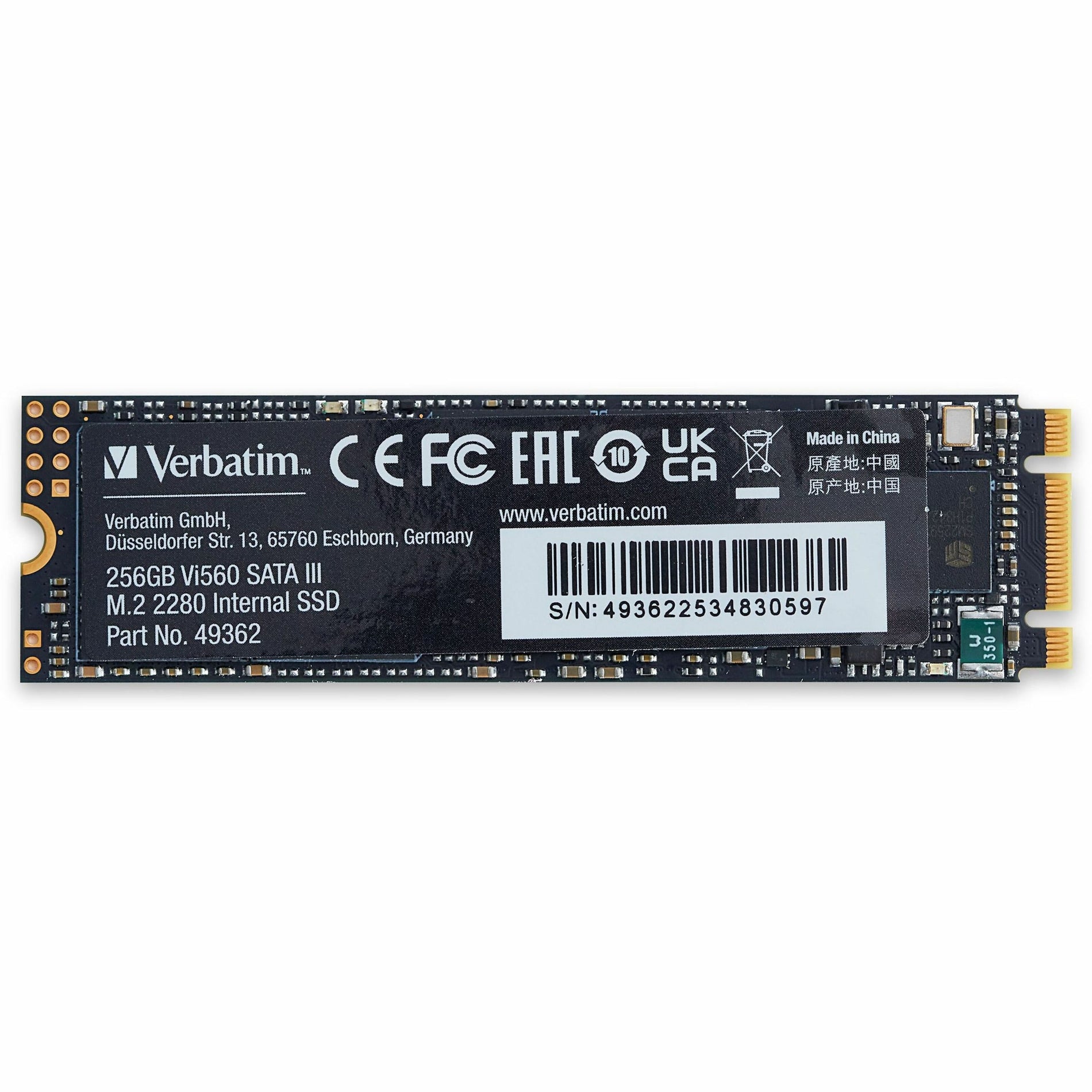 Verbatim 512GB Vi560 SATA III M.2 2280 Internal SSD (49363) – Network  Hardwares