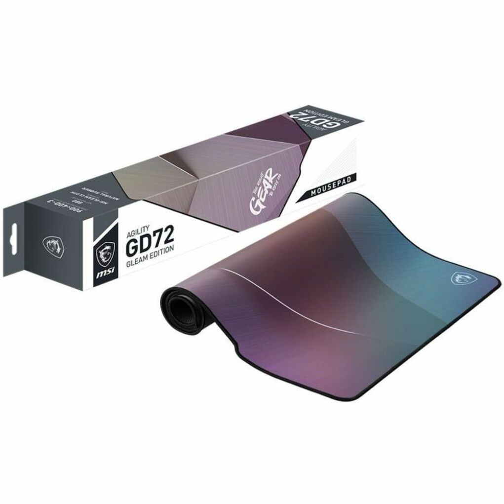 MSI AGILITYGD72 AGILITY GD72 Gaming Mouse Pad, Eco-friendly, Gliding, Smooth, Anti-curl, Comfortable, Stitched Edge, Durable, Easy to Clean, Non-sticky