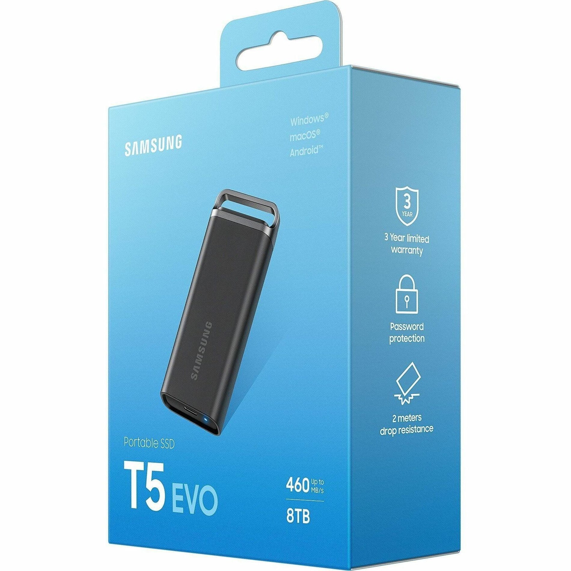Samsung T5 Evo 8TB Portable SSD Drive