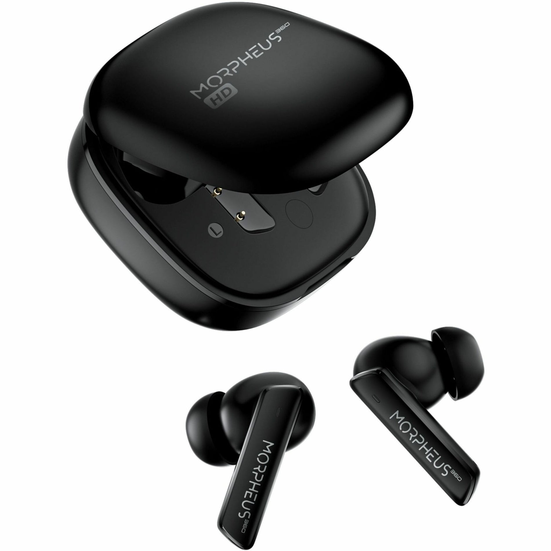 Morpheus 360 TW7850HD Pulse ANC Hybrid Noise Canceling True Wireless Earbuds, Wind Reduction, Touch Control