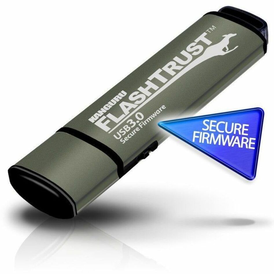 Kanguru WP-KFT3-512G FlashTrust Digitally-Signed Secure Firmware USB 3.0 Flash Drive, 512GB, Write Protect Switch