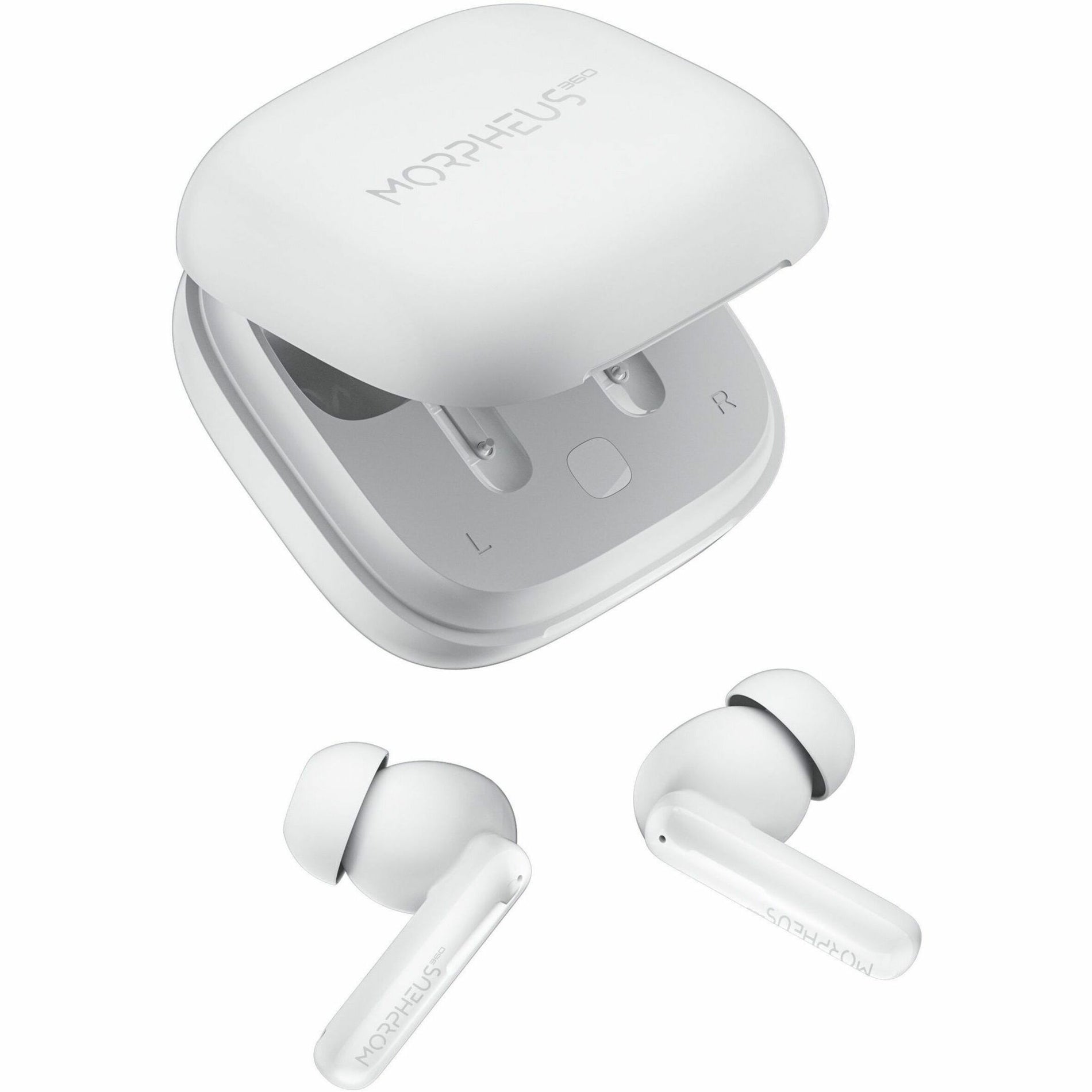 Morpheus 360 TW2750W NEMESIS ANC Wireless Noise Canceling Bluetooth In-Ear Earbuds, Powerful Bass, Touch Control