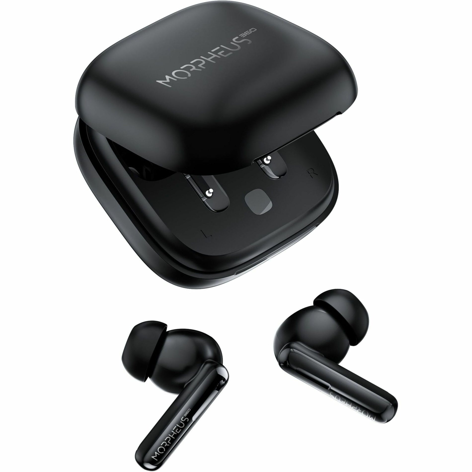 Morpheus 360 TW2750B NEMESIS ANC Wireless Noise Canceling Bluetooth In-Ear Earbuds, Powerful Bass, Touch Control