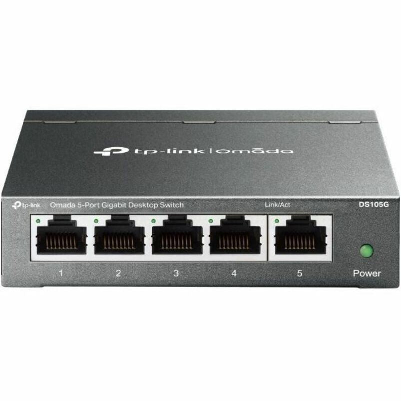 TP-Link DS105G Omada 5-Port Gigabit Desktop Switch, Fast and Reliable Network Connectivity
