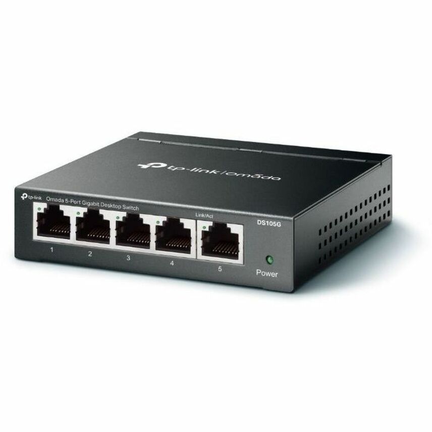 TP-Link DS105G Omada 5-Port Gigabit Desktop Switch, Fast and Reliable Network Connectivity
