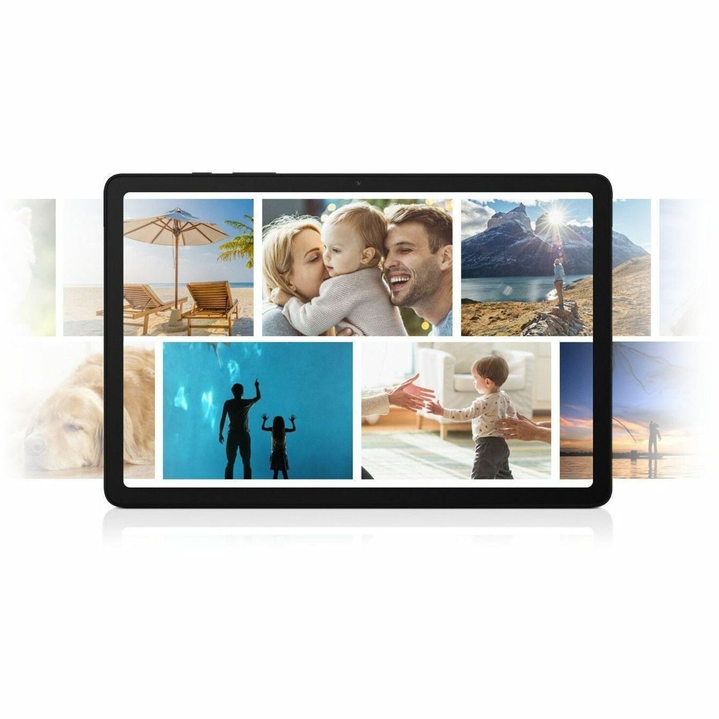 Samsung SM-X210NZAEXAR Galaxy Tab A9+ Tablet, 11" WUXGA TFT LCD, 8GB LPDDR4X, 128GB Flash Memory, Android, Graphite