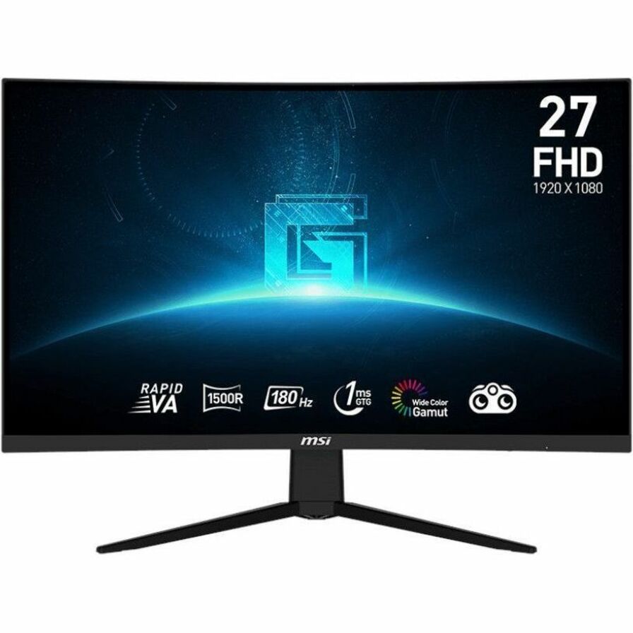 MSI G27C3F Widescreen Gaming LCD Monitor, Full HD Curved Screen, 180Hz Refresh Rate