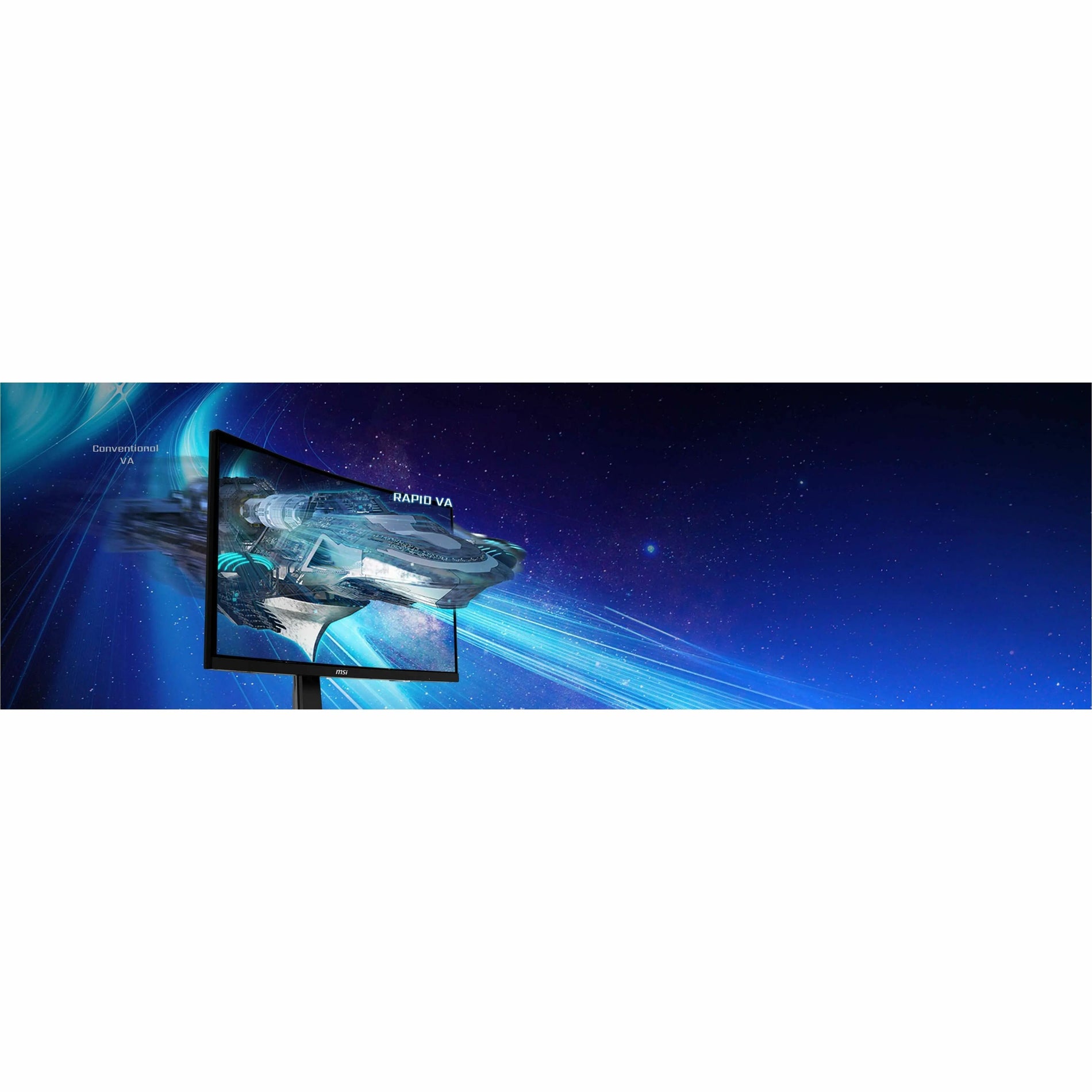 MSI G27C3F Widescreen Gaming LCD Monitor, Full HD Curved Screen, 180Hz Refresh Rate