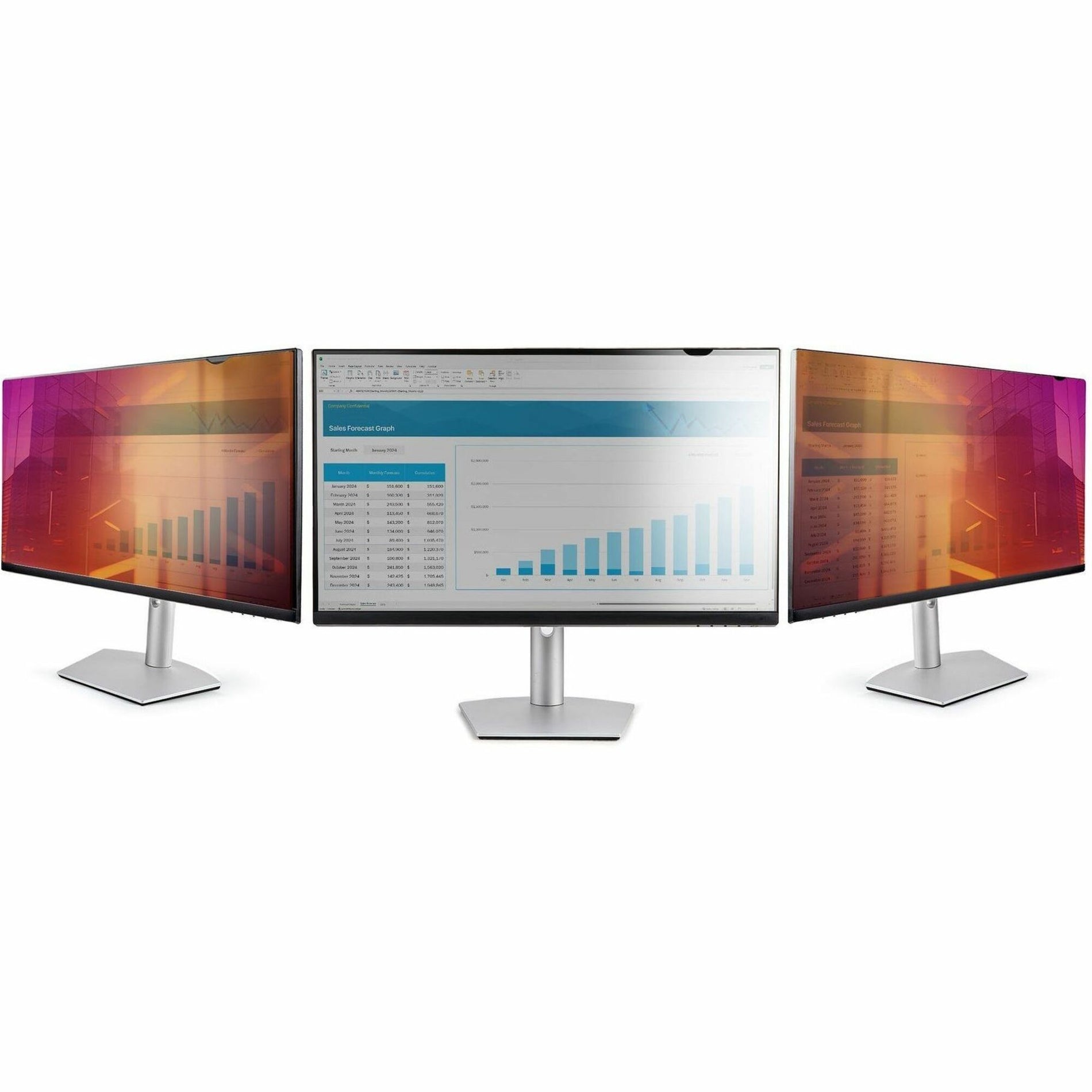 StarTech.com 2769G-PRIVACY-SCREEN Privacy Screen Filter, Limited Viewing Angle, Eyesight Protection, Removable, Residue-free, 27" Display Size Supported