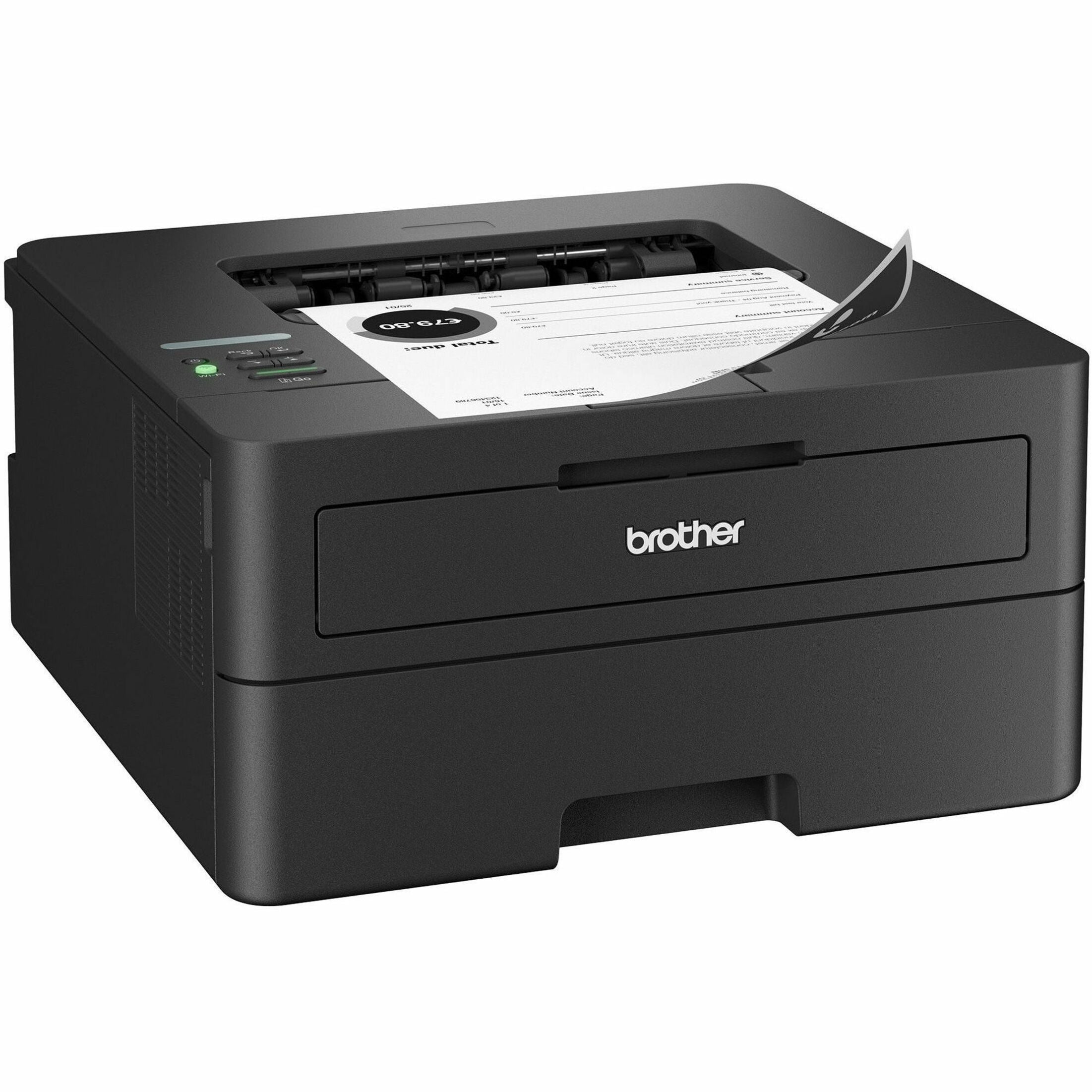 Brother HLL2460DW HL-L2460DW Wireless Compact Laser Printer, Monochrome, 36ppm, 1200 x 1200 dpi, Wired