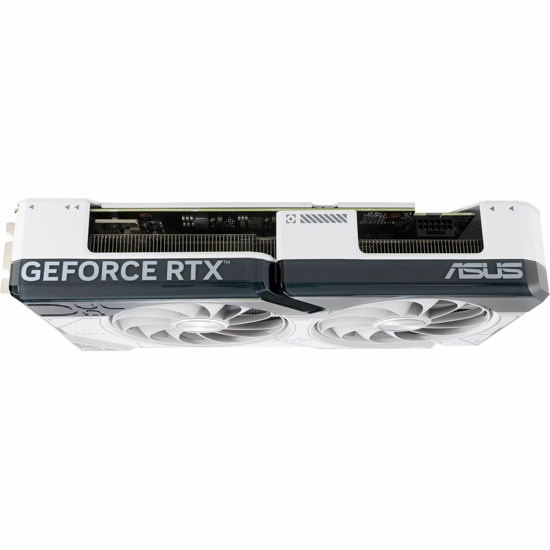 Asus DUAL-RTX4070S-O12G-WHITE Dual GeForce RTX 4070 SUPER White OC Edition 12GB GDDR6X Graphics Card, High-Performance Gaming GPU