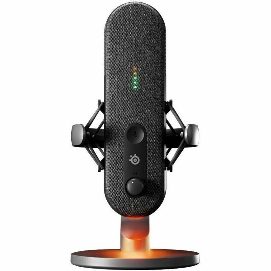 SteelSeries 61601 Alias Microphone, Desktop Stand Mountable, Condenser, Noise Cancelling