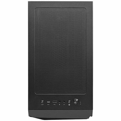 Close-up of MSI Codex R2 front panel showing I/O ports and controls-alternate-image6