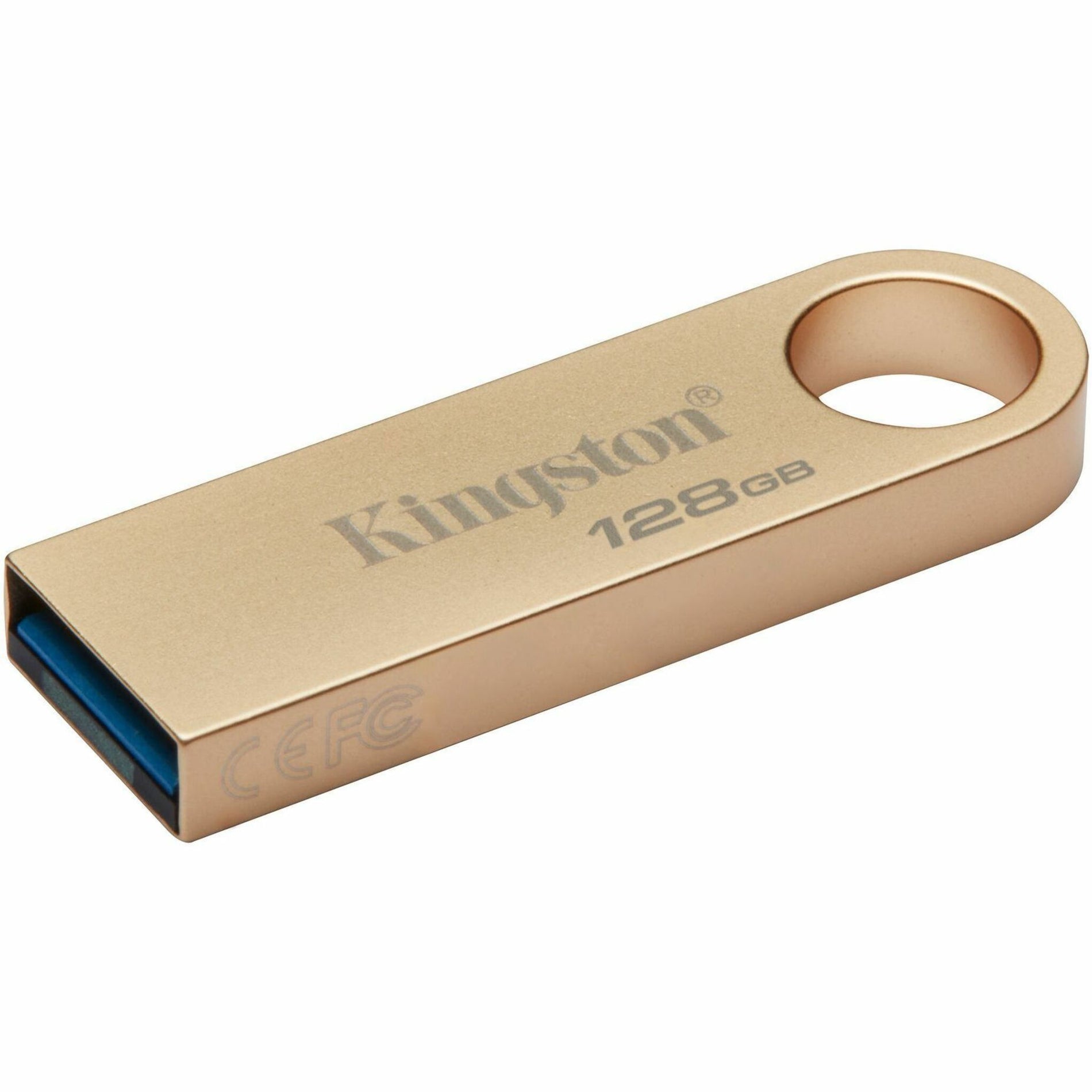 Kingston DTSE9G3/128GB DataTraveler SE9 G3 128GB USB 3.2 (Gen 1) Type A Flash Drive, Metal Design