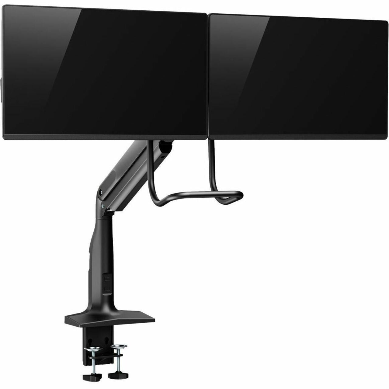 V7 DM1HDD Desk Mount for Monitor, Display - Matt Black