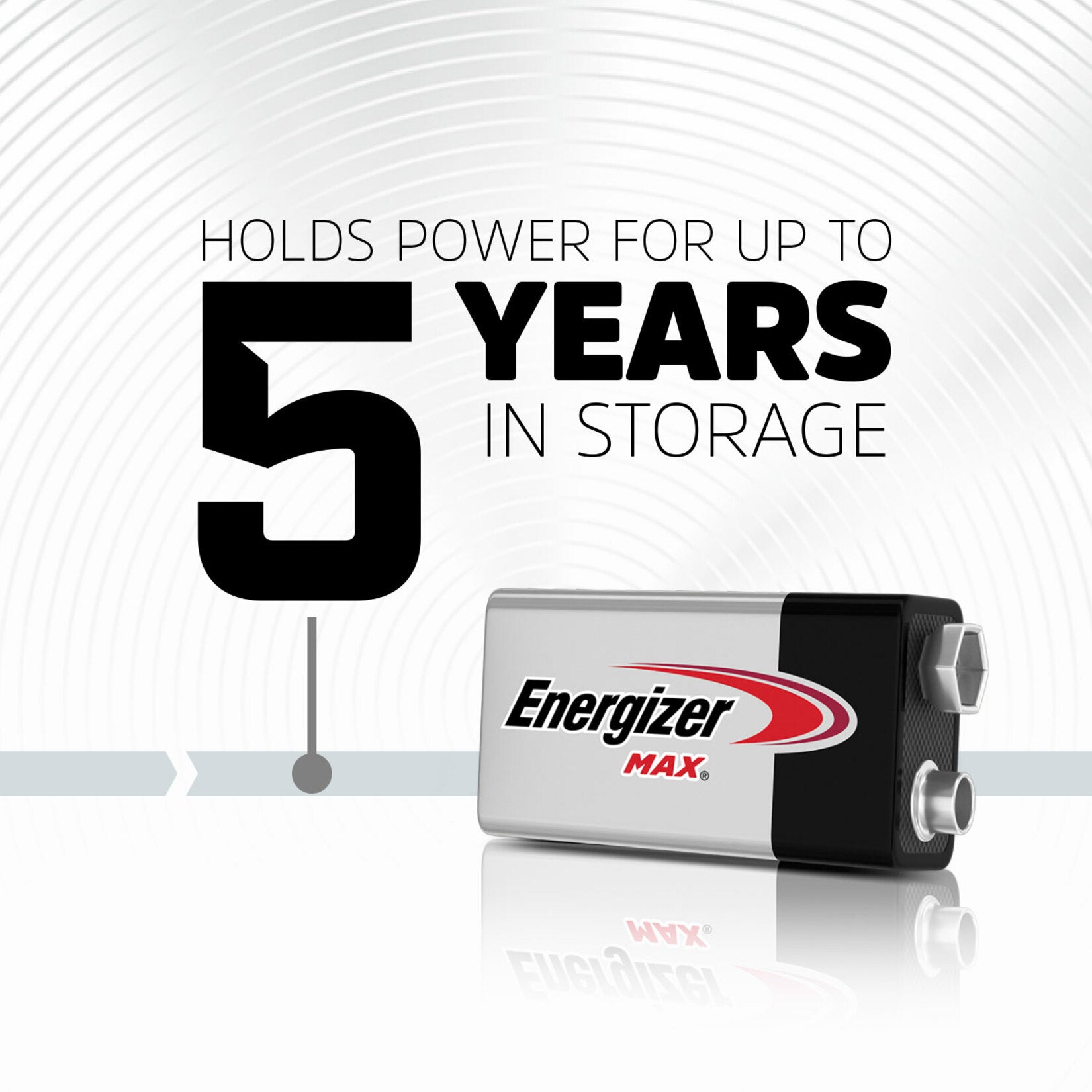 Energizer 522BP MAX Alkaline 9 Volt Batteries, Long-lasting Power for Multipurpose Devices