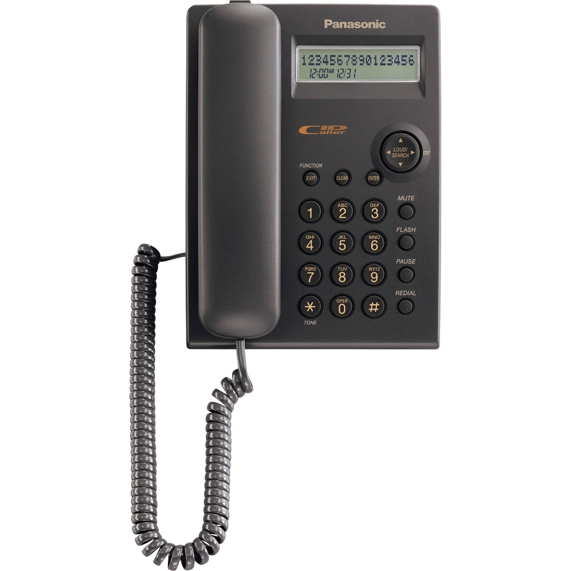 Panasonic KX-TSC11B Integrated Multifunction Phone, Wall Mountable, Black
