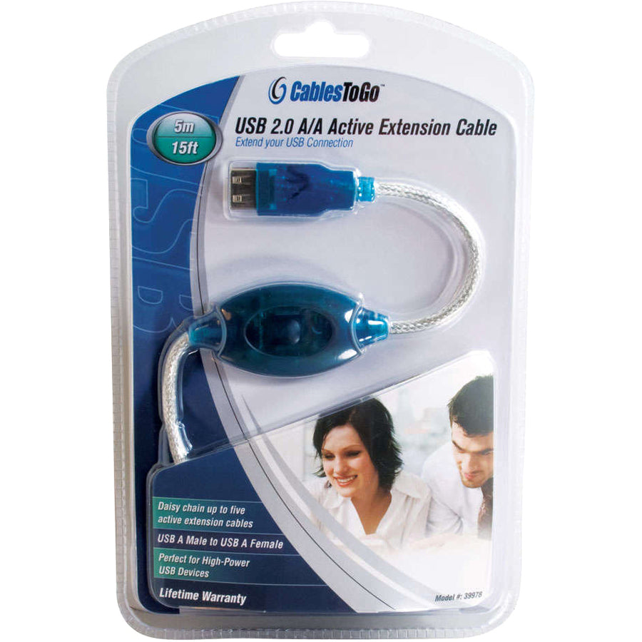 C2G 39978 16.4ft USB Active Extension Cable - Extend Your USB Connection Easily