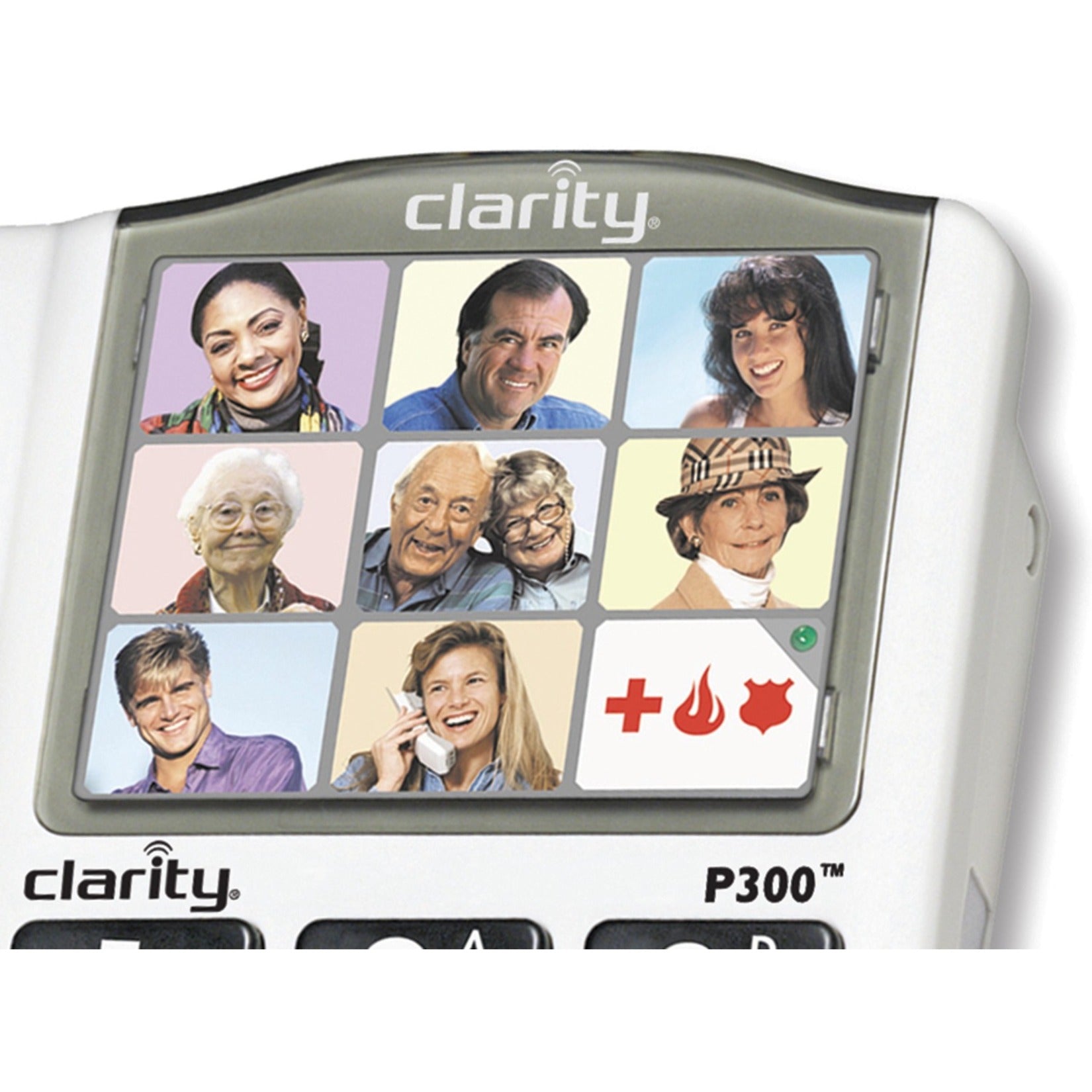 Plantronics P300 Ameriphone Verstärktes Fototelefon LCD-Bildschirm Speed-Dial-Speicher Hörgerätekompatibel
