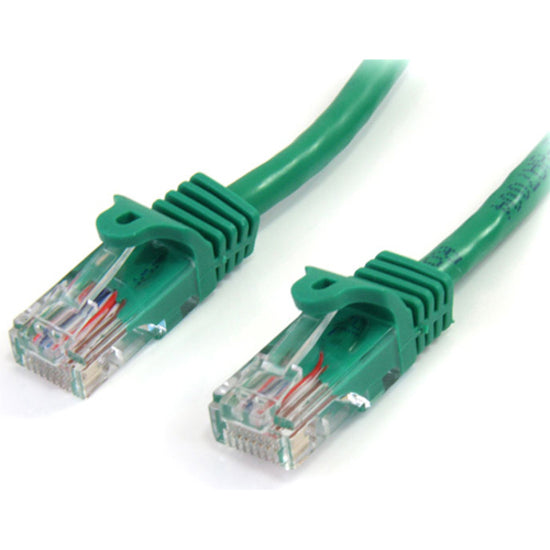 StarTech.com 45PATCH25GN Cat. 5E UTP Patch Cable, 25 ft, Snagless, Green