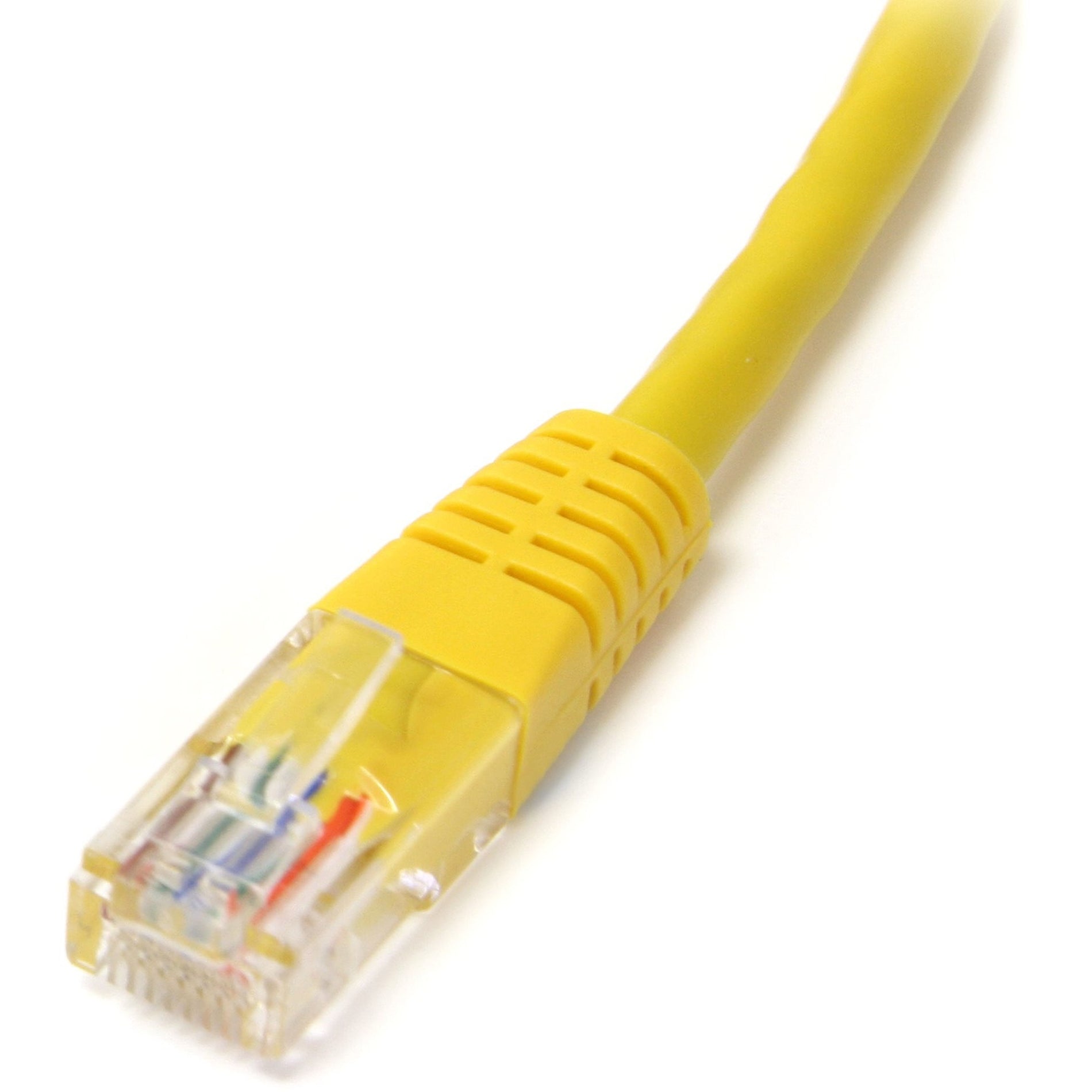 StarTech.com M45PATCH2YL Cat. 5E UTP Patch Cable, 2 ft Yellow, Lifetime Warranty