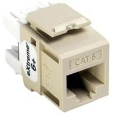 Leviton 61110-RI6 eXtreme 6+ Component-Rated Keystone Jack, Network Connector