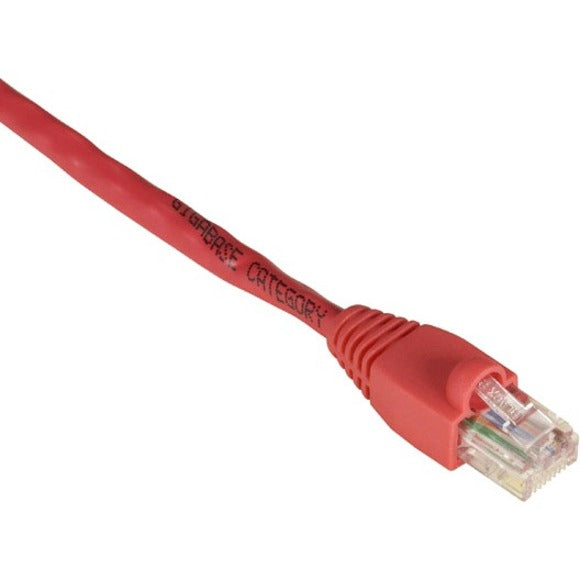 Black Box EVCRB83-0001 GigaBase Cat.5e UTP Patch Network Cable, 1 ft, Red, Lifetime Warranty
