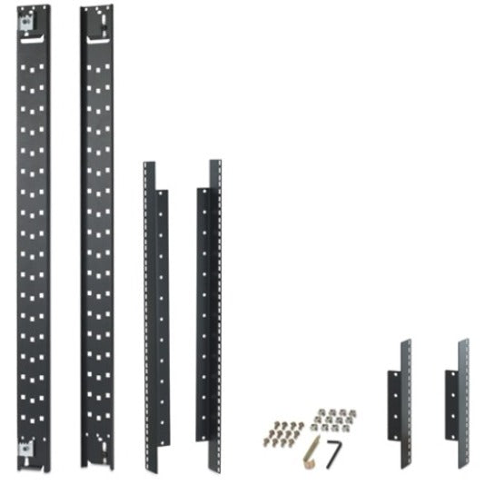 APC AR7503 600mm Wide Recessed Rail Kit, Black - Mount Your Equipment with Ease