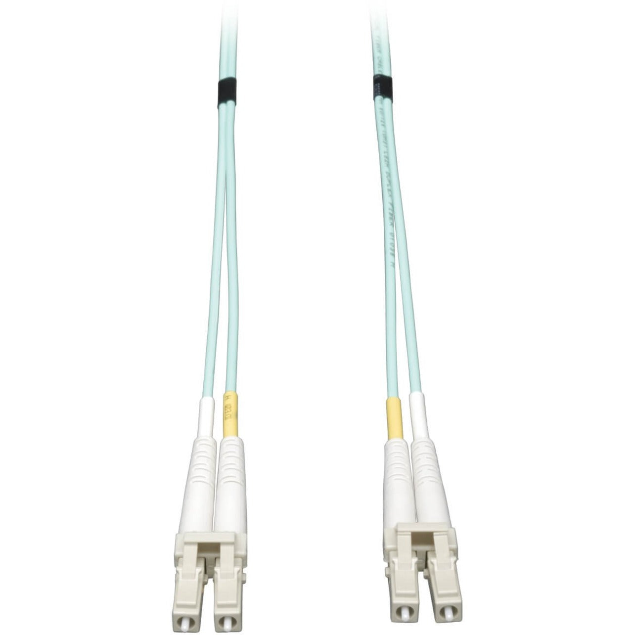Tripp Lite N820-15M Aqua Duplex Fiber Patch Cable, 49.20 ft, 10 Gbit/s, Bendable