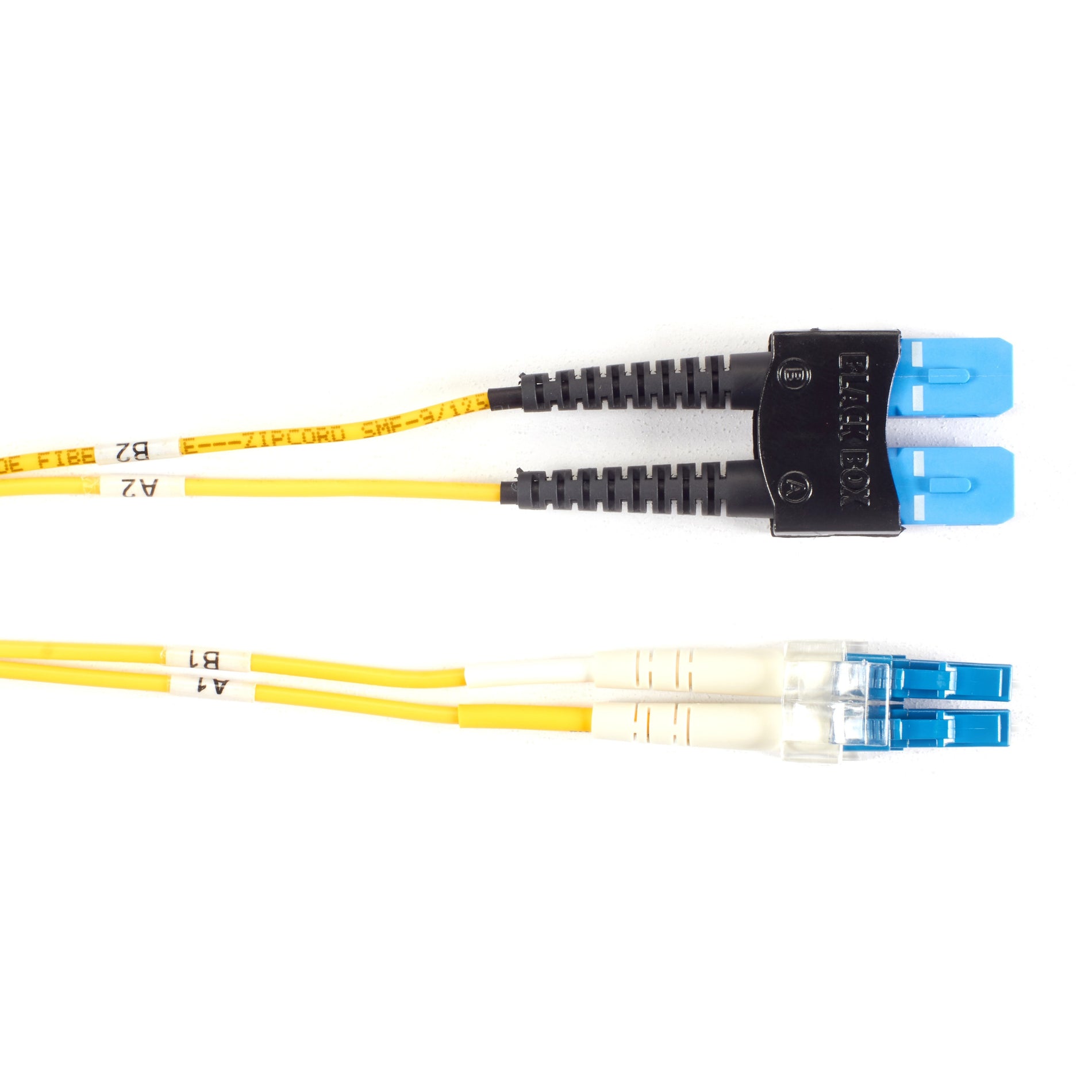 Black Box EFN310-010M-SCLC Fiber Optic Duplex Patch Network Cable, 32.80 ft, Single-mode, Crush Resistant