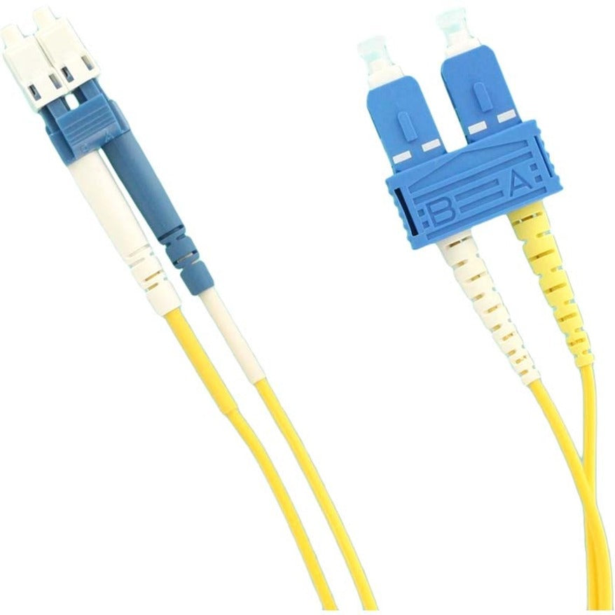 Leviton UPDCL-S01 Fiber Optic Duplex Cable, 3.28 ft, SC to LC Male Connectors