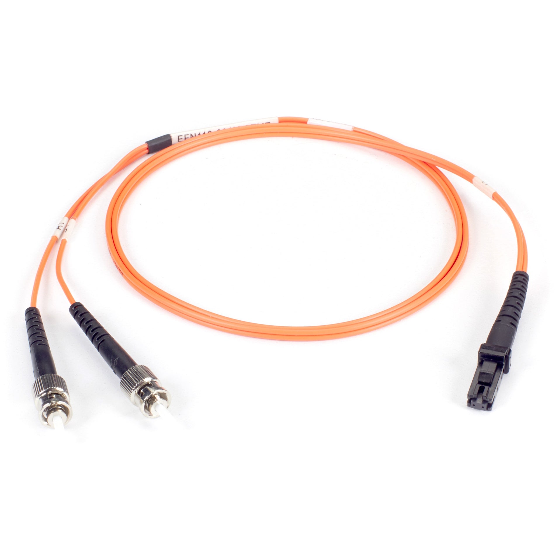 Black Box EFN110-010M-STLC Fiber Optic Duplex Patch Network Cable, Multi-mode, 32.80 ft, ST to LC Connectors, Orange Jacket