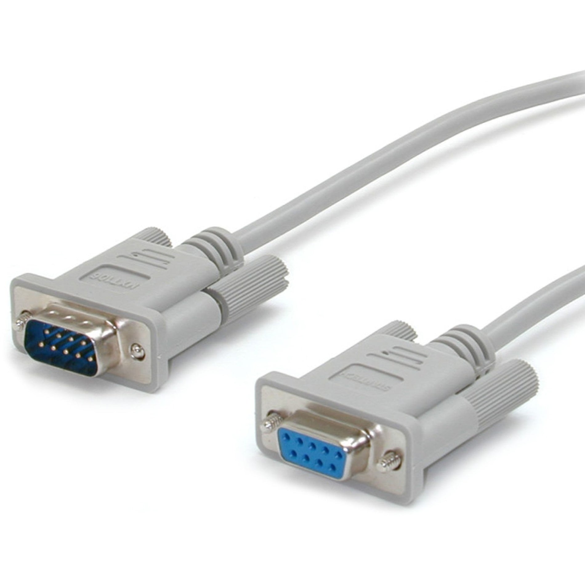 StarTech.com MXT106 15ft Straight Through DB9 Serial Cable - Mouse Extension Cable External, Gray