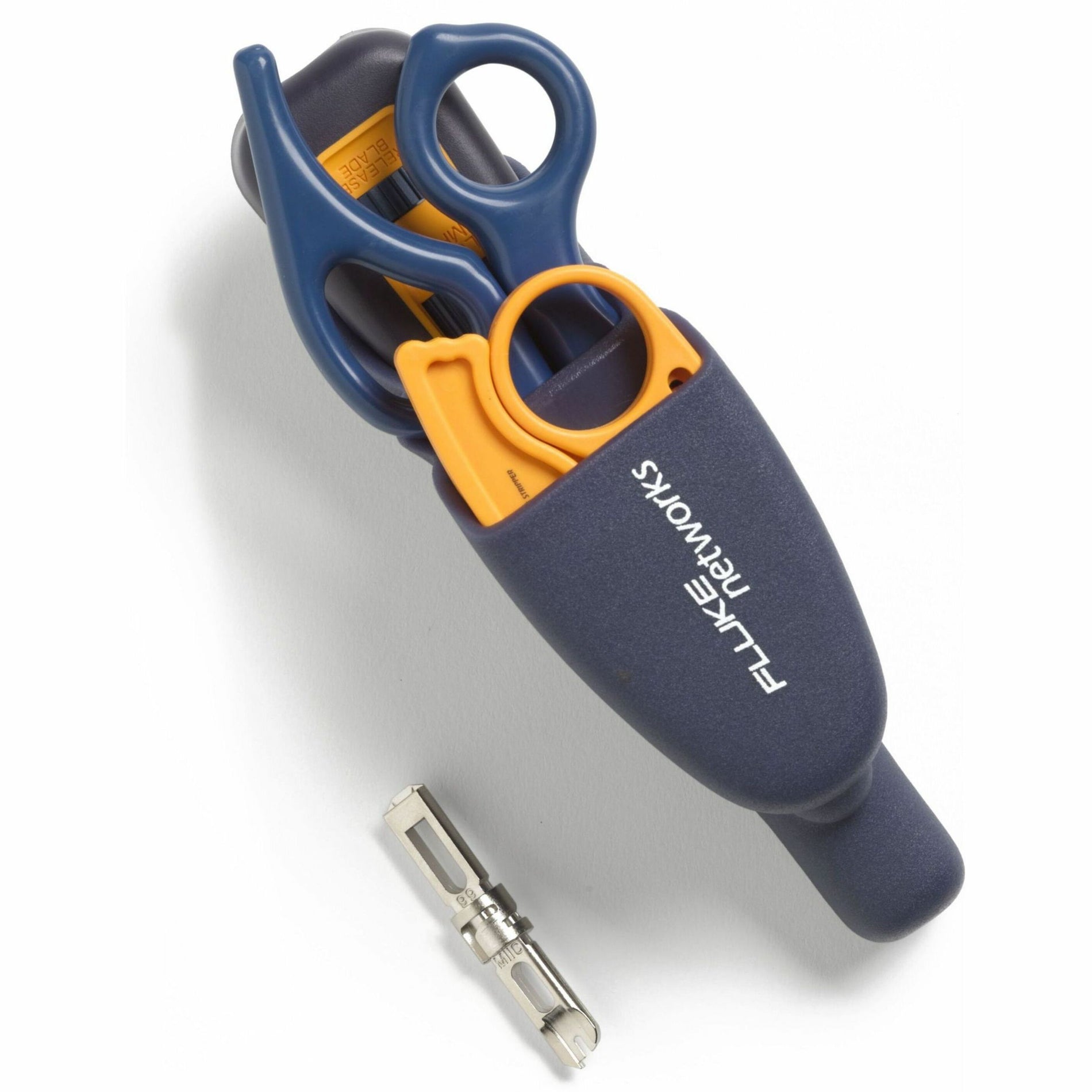 Fluke Networks 11292000 Pro-Tool Kit, Hardware Connectivity Kit with IS50 Impact Tool, D-Snips, Cable Stripper, EverSharp 66/110 cut blade