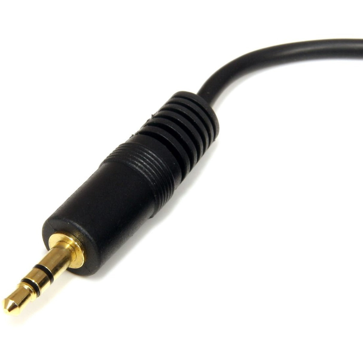StarTech.com MU6MM 6 ft 3.5mm Stereo Extension Audio Cable, Copper Conductor, Male to Male, Black