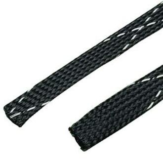 Panduit SE50P-CR0 100ft Braided Expandable Sleeving, Cable Protection for 0.250"-0.750" Cables