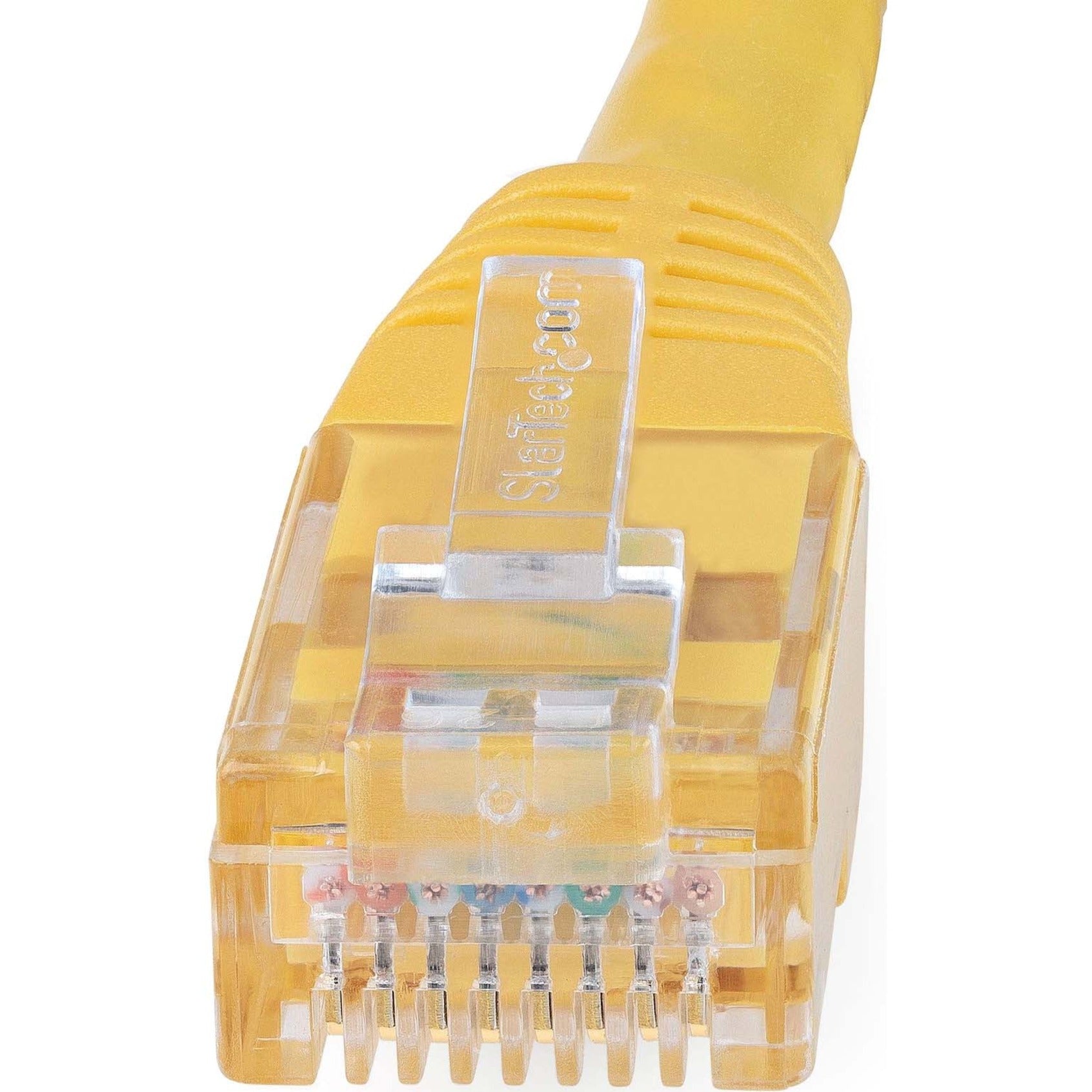 StarTech.com C6PATCH25YL 25ft Yellow Cat6 UTP Patch Cable ETL Verified, 10 Gbit/s Data Transfer Rate, Gold Plated Connectors, Snagless Boot